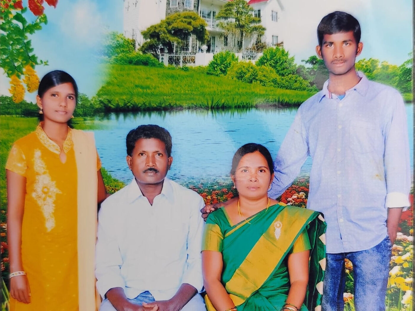 B Syam Prasad with family